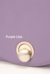 ISLE MINI shoulder leather bag / Purple Lilac