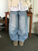 Double Cut Balloon Denim (4c)