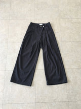 Stud belt wide trousers