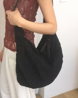 Rion Pleated Large Crossbody Bag