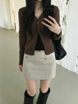 Plan V-Neck Cardigan (4 colors)