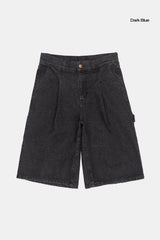 Ripi carpenter bermuda denim pants