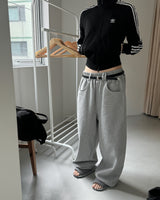 ベルトスウェットパンツ (Unisex)