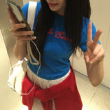 [Modal/Premium?] サラディ Uネック ラウンドネック スリムフィット ロングスリーブ Tシャツ　4カラー