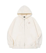26FW★ Line Work Embroidered Hood Zip-Up