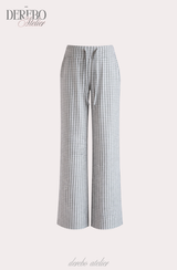 mood check cotton banding casual pants (LONG TYPE)