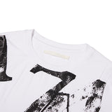 COLLECTION PIN TUCK POINT GRAPHIC T-SHIRT [WHITE]
