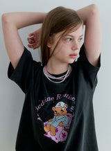 スリーピングモアベアTシャツ 2color
