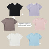 Daily💭Basic Spandex V-Neck Round Neck Short Sleeve Tee (6 colors)