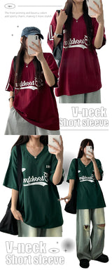 Air to Line V-neck Short Sleeve T-shirt