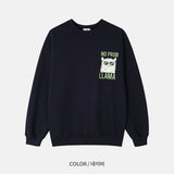 カップルラマキャラクタースウェットシャツ3カラー