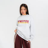 METAL LOGO SWEATSHIRTS-LIGHT MELANGE