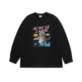 25SS サミットオパンチュウサギ長袖Tシャツ ブラック