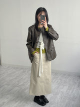 Olsen Cotton H-Line Long Skirt