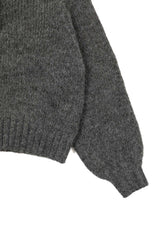 Anna Wool Collar Knit [Gray]