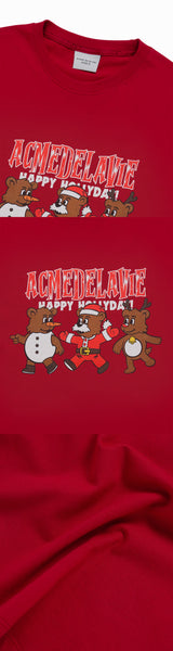 25FW AC BEAR FRIEND X-MAS SHORT SLEEVE T-SHIRT
