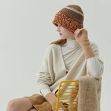 フラッフィーリングクロシェットハット (Beige)