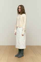 ARCH CHERRY CABLE KNIT [IVORY]