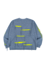 ROUGH DAMAGE KNIT