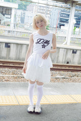 apron frill skirt