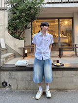 センドウォッシングオーバーバミューダパンツ