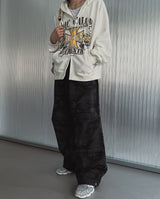 Coil camo snap parachute pants