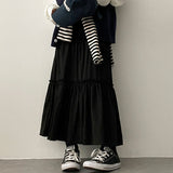 Beads banding cancan long skirt