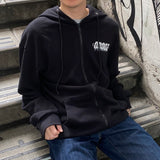Collaboration ジップアップフーディ BLACK | Creepy Nuts × CROOZ
