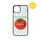 【MADE】トマト コンプレックス ホワイト アイフォン ケース [Glossy Glass/Magsafe]