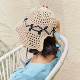 VA Digital Logo Punching Bonnet Hat / Beige
