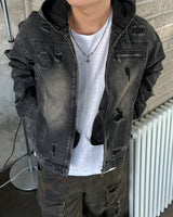 EV Dekki Hood Denim  jacket (2C)