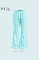 Lounge Lettering Mint Long Pants (PANTS)