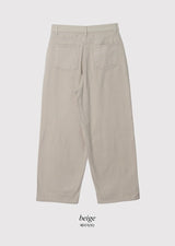 Warm Cotton100 Balloon Fit Wide Pants (5color)
