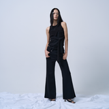 UNBALANCE TUBE TOP (BLACK)