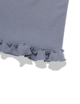 ST FRILL CONTRAST SLEEVELESS(BLUE)