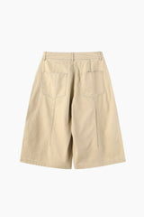 Ocean Pintuck Bermuda Pants