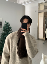 nade Alpaca Overfit Wool Round Knit