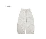 Limin Curve Pintuck Banding Cargo Pants