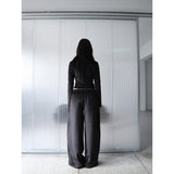 【MADE】winter velour pants, black