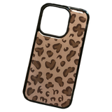 kitsch leopard phone case(brown/epoxy)