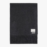 Cashmere Woven Scarf Solid_Dark Grey