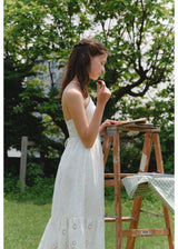 Camellia Dress White