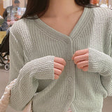Milk Cropped Cardigan