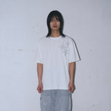 Untitled スターリーナイト ピグメントウォッシュ ショートスリーブ Off White