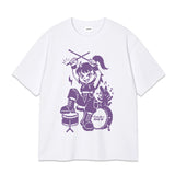 PIXEL DRUM KID OVER FIT T-SHIRT (3color)