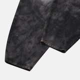 Blur washed balloon denim