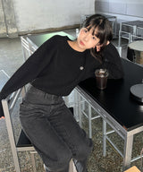 STITCH LOGO ROUND KNIT