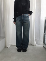 デイリーブルーリラックスドパンツ