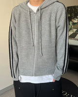 CB Track Knit Hood Zip-up (4C)