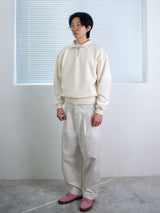 26ss wide double pleats chino pants 3color